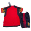 Belgium 2022/23 Home Kids Jersey And Shorts Kit - Image 2