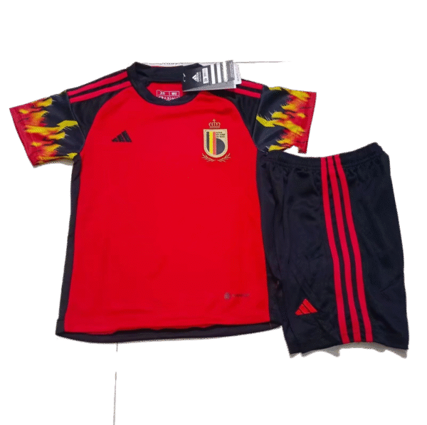 Belgium 2022/23 Home Kids Jersey And Shorts Kit