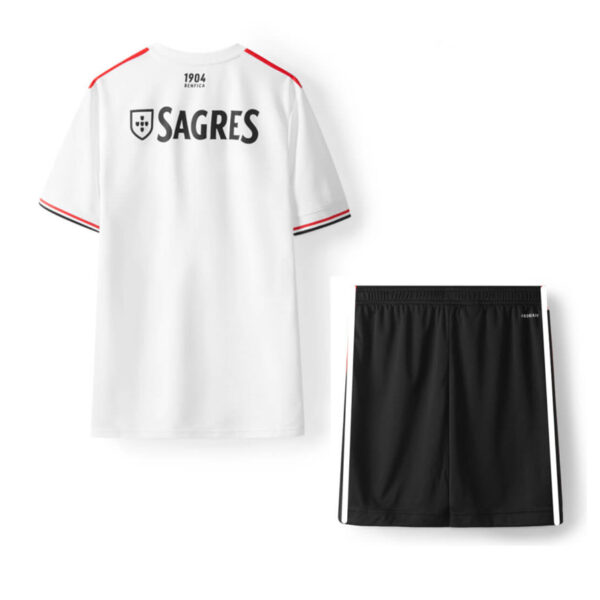 Benfica 2021/22 Away Adult Jersey And Shorts Kit - Image 2
