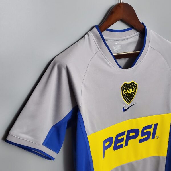 Boca Juniors 2002 Away Retro Jersey - Image 3