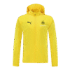Borussia Dortmund 2022 Windbreaker Hoodie Jacket Yellow