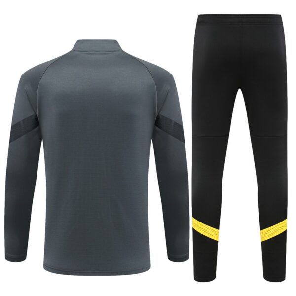 Borussia Dortmund 2022-23 Jacket Tracksuit Gray - Image 2