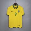 Brazil 2006 World Cup Home #9 Ronaldo Retro Jersey - Image 2