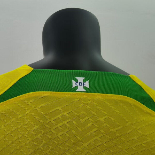 Brazil 2022 Home Training Player Version Jersey - Image 4