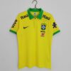 Brazil 2022 Polo Yellow Top For The  Season