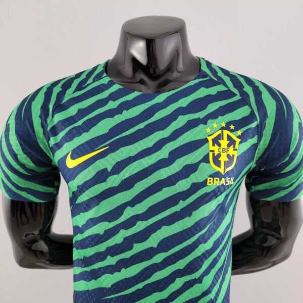Brazil 2022 Pre-Match Player Version Jersey - Image 6