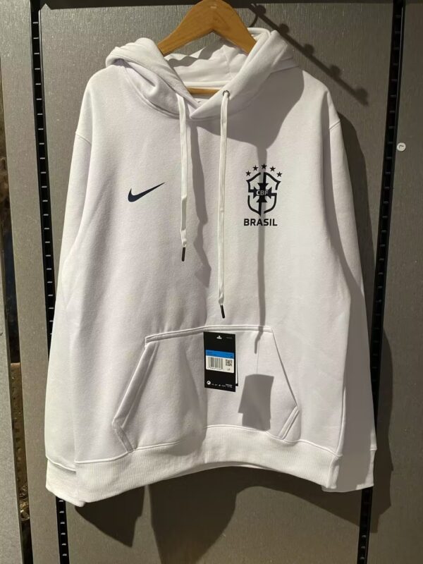 Brazil 2022 Sweater Hoodie White - Image 3