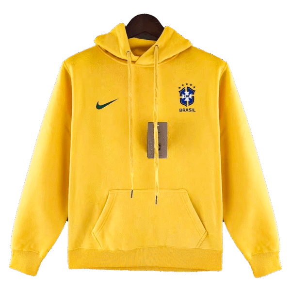 Brazil 2022 Sweater Hoodie Yellow
