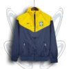 Brazil 2022 Windbreaker Blue And Yellow