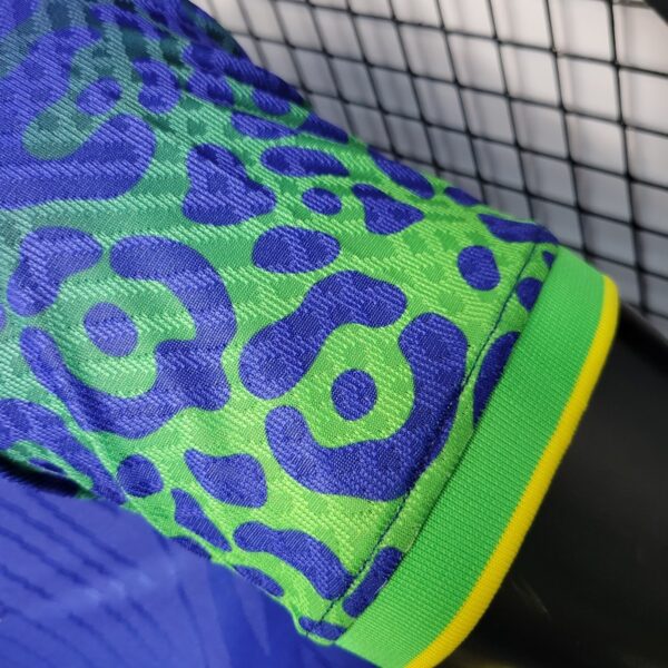 Brazil 2022 World Cup Away Player Version Jersey - Image 7
