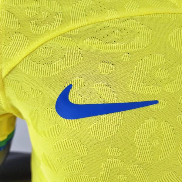 Brazil 2022 World Cup Home Player Version Jersey - Image 2