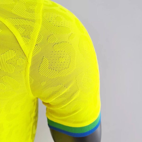 Brazil 2022 World Cup Home Player Version Jersey - Image 6