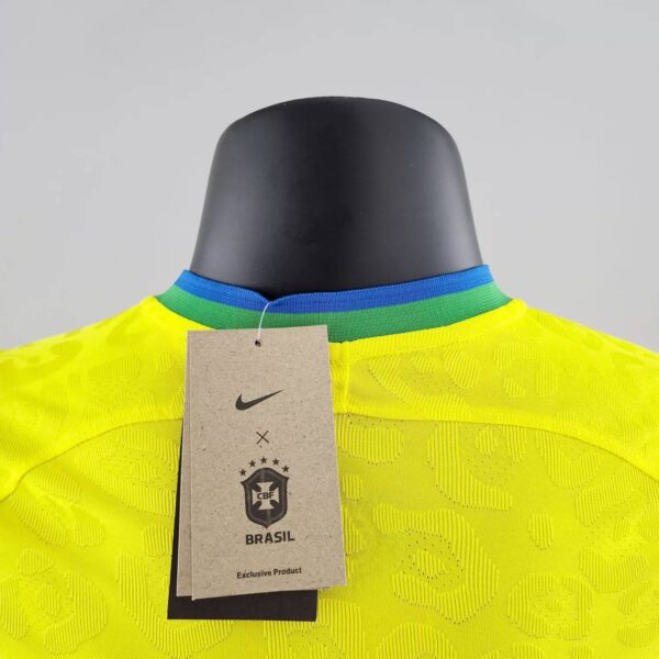 Brazil 2022 World Cup Home Player Version Jersey - Image 8