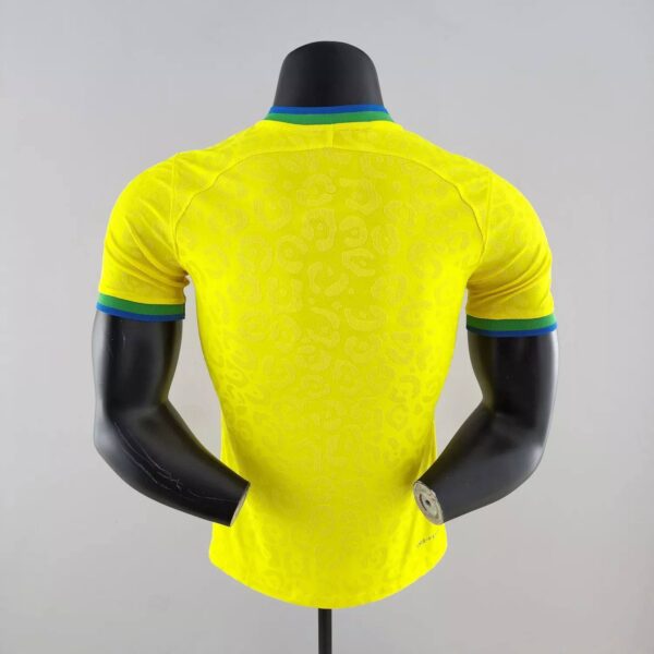 Brazil 2022 World Cup Home Player Version Jersey - Image 9