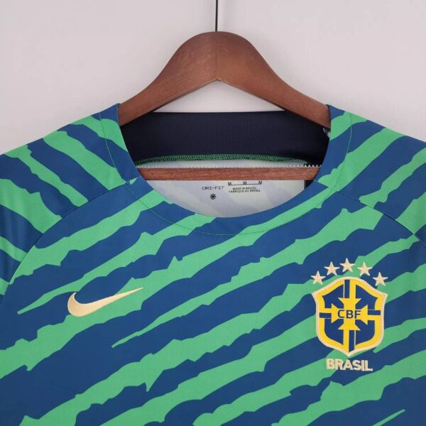 Brazil 2022 World Cup Pre-Match Jersey - Image 3