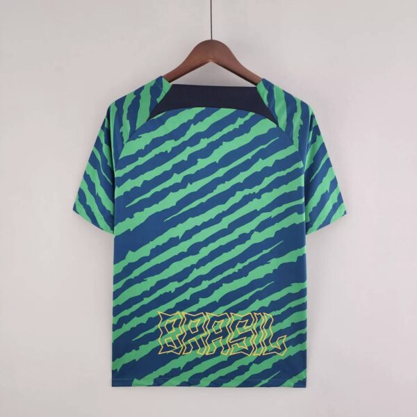 Brazil 2022 World Cup Pre-Match Jersey - Image 6