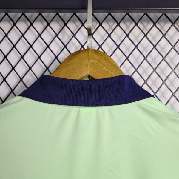Brazil 2023/24 Light Green Polo Jersey - Image 7