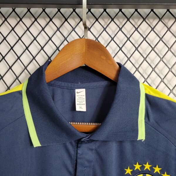Brazil 2023/24 Royal Polo Jersey - Image 3