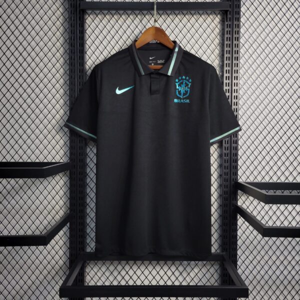 Brazil Black Polo Shirt