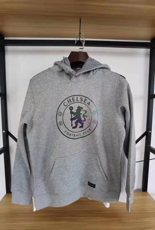 Chelsea 2022 Sweater Hoodie Gray - Image 2
