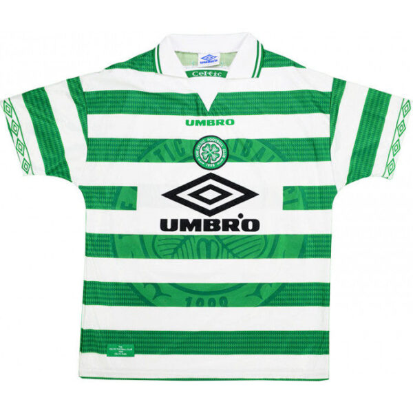 Celtic 1997/99 Home Viduka Retro Jersey - Image 2