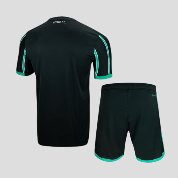 Celtic 2022/23 Away Kids Jersey And Shorts Kit - Image 2