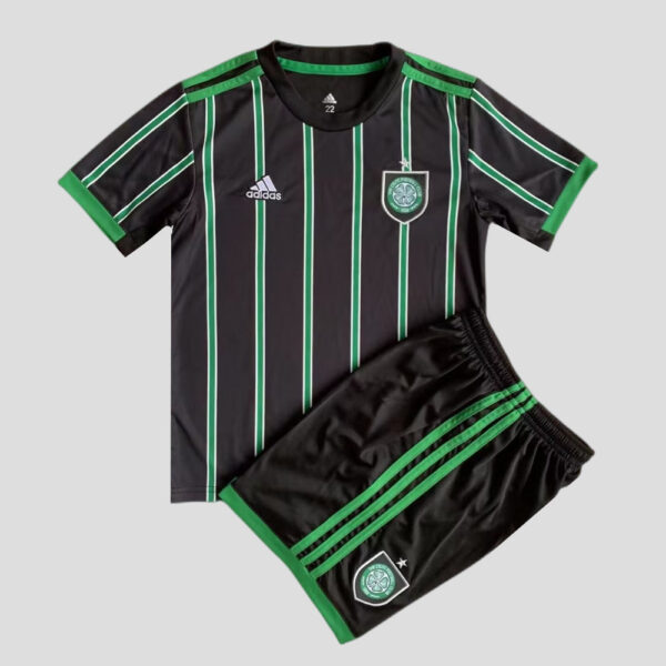 Celtic 2022/23 Away Kids Jersey And Shorts Kit - Image 3