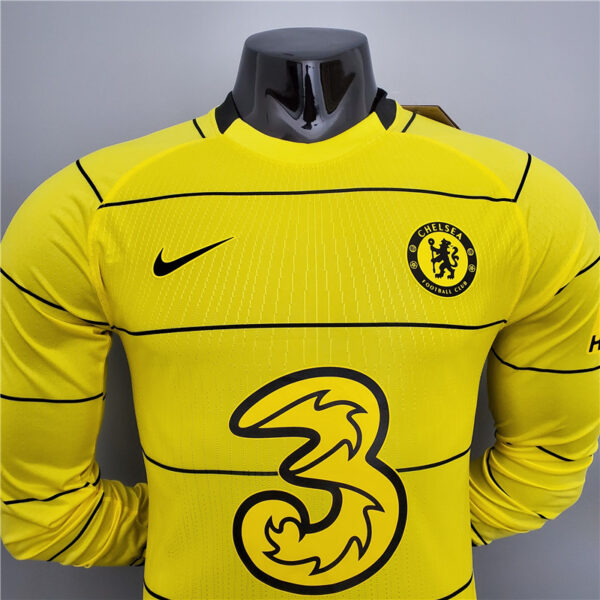 Chelsea 2021/22 Away Long Sleeves Player Version Jersey - Image 2