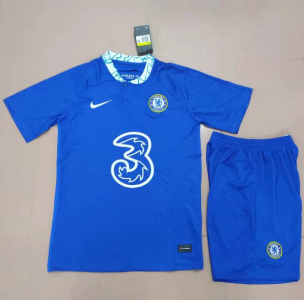 Chelsea 2022/23 Home Adult Jersey And Shorts Kit