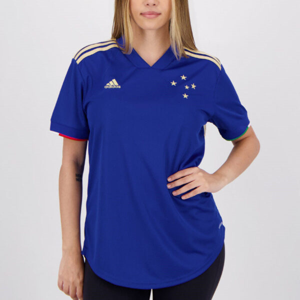 Cruzeiro 2021 Centenary Home Women's Jersey - Image 3