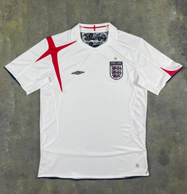 England 2006 World Cup Home Retro Jersey - Image 7
