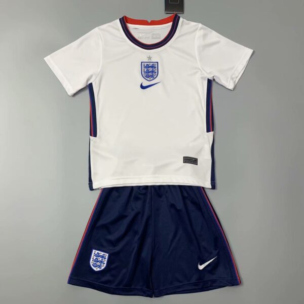 England 2021 Home Kids Jersey And Shorts Kit