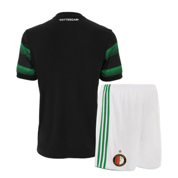 Feyenoord 2017/18 Away Kids Jersey And Shorts Kit - Image 2