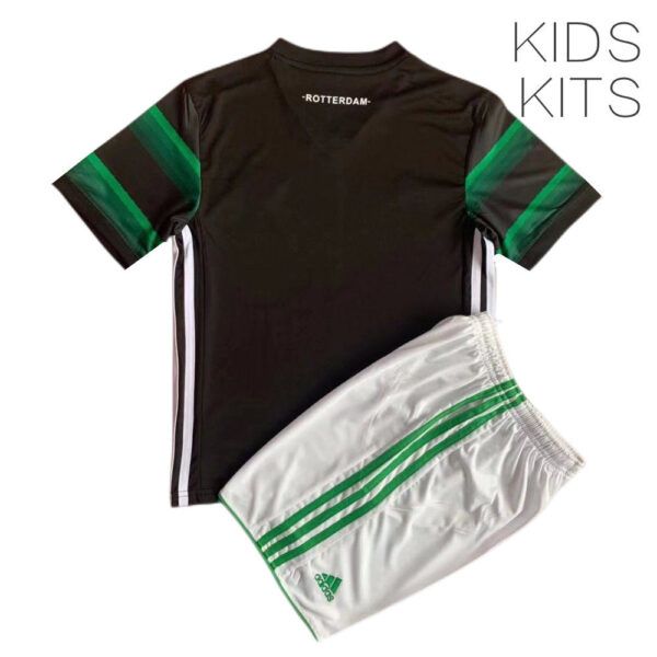 Feyenoord 2017/18 Away Kids Jersey And Shorts Kit - Image 4