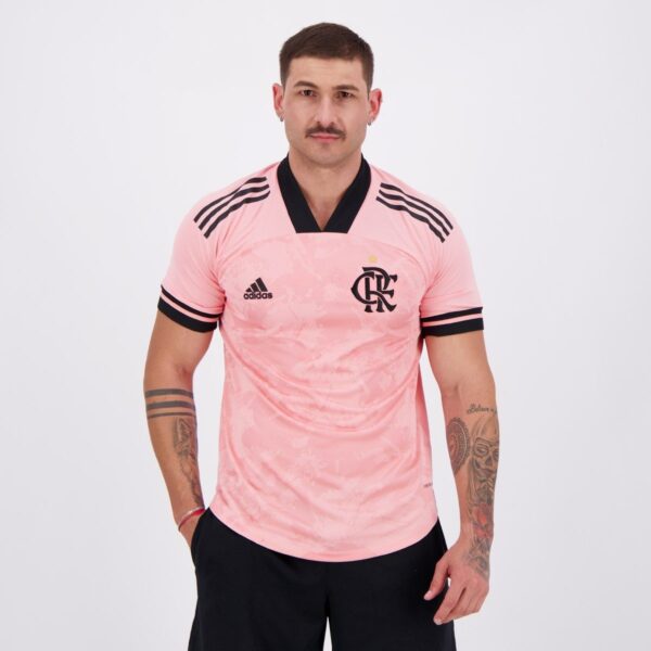 Flamengo 2020/21 Pink October Rosa Jersey - Image 3