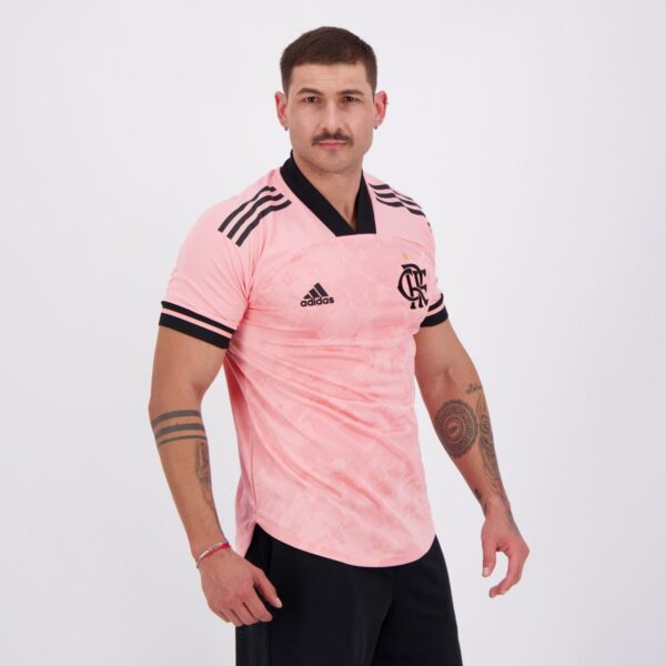 Flamengo 2020/21 Pink October Rosa Jersey - Image 4