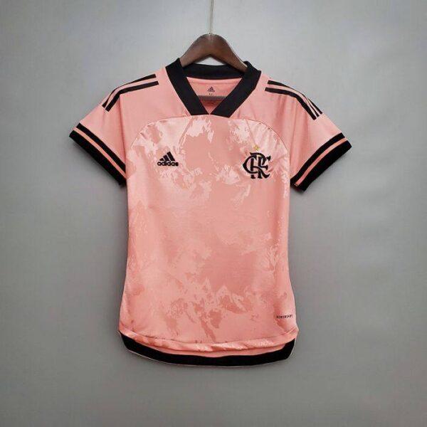 Flamengo 2020 Pink October Rosa Women's Jersey - Image 3