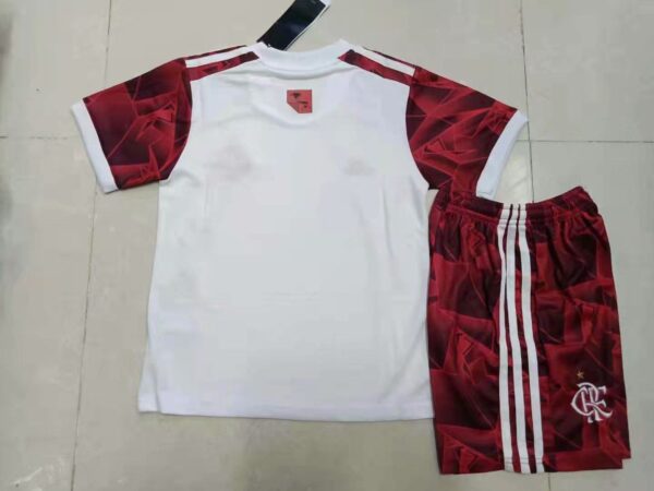 Flamengo 2021 Away Kids Jersey And Shorts Kit - Image 4