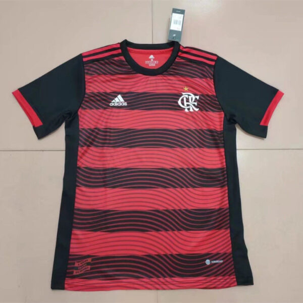 Flamengo 2022 Home Adult Jersey And Shorts Kit - Image 5