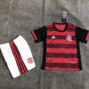 Flamengo 2022 Home Kids Jersey And Shorts Kit - Image 3