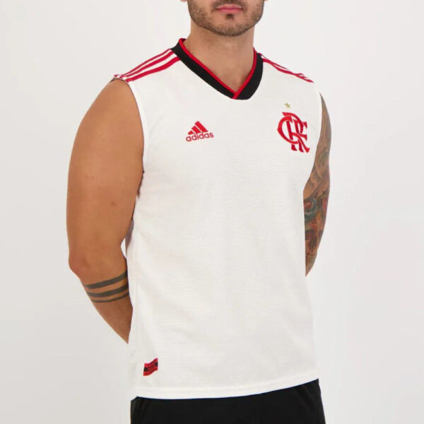 Flamengo 2022/23 Tank Top White - Image 2