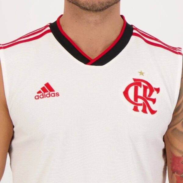 Flamengo 2022/23 Tank Top White - Image 4