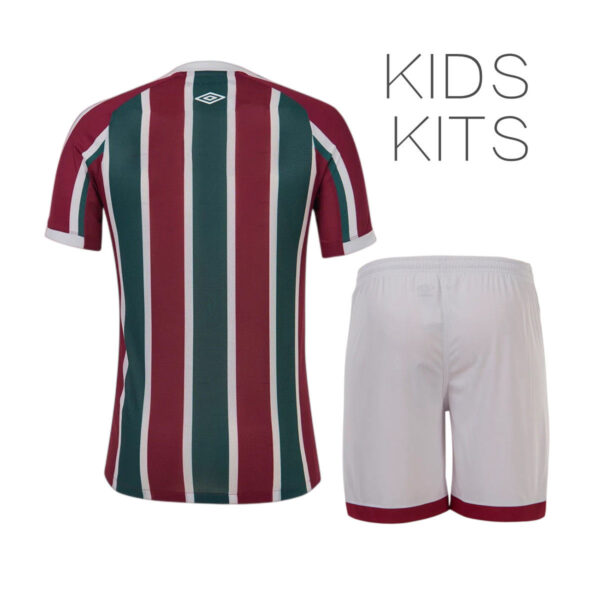 Fluminense 2022 Home Kids Jersey And Shorts Kit - Image 2