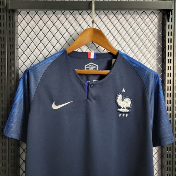 France 18/19 Home Retro Jersey - Image 2