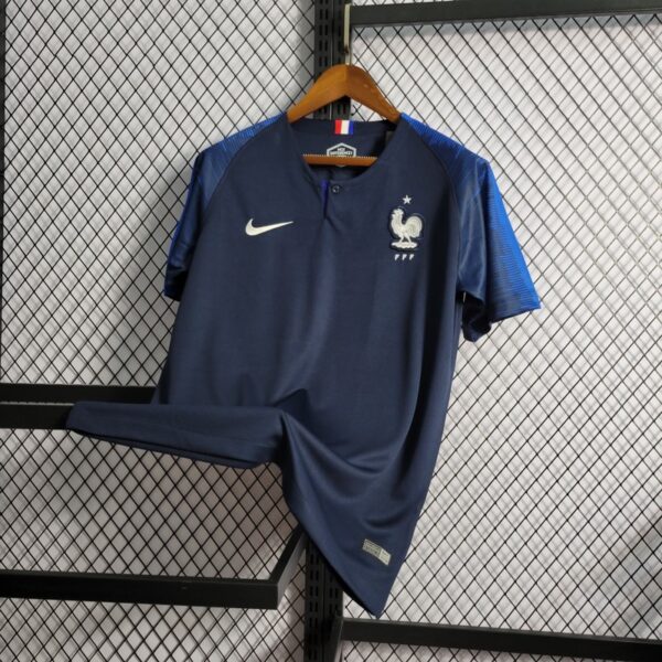 France 18/19 Home Retro Jersey - Image 8