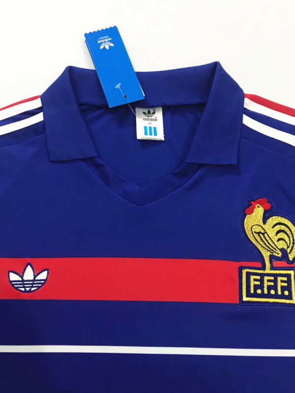 France 1984 Home Retro Jersey - Image 4