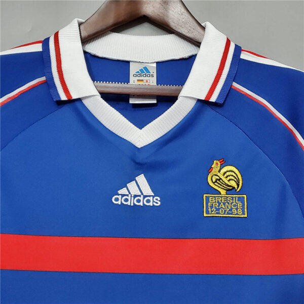 France 1998 Home Retro Jersey - Image 2