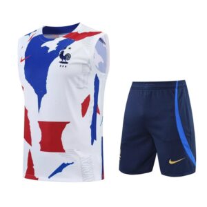 France 2022/23 Sleeveless Jersey With Shorts Kit