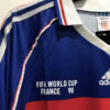 France 1998 World Cup Home Long Sleeves Retro Jersey - Image 3