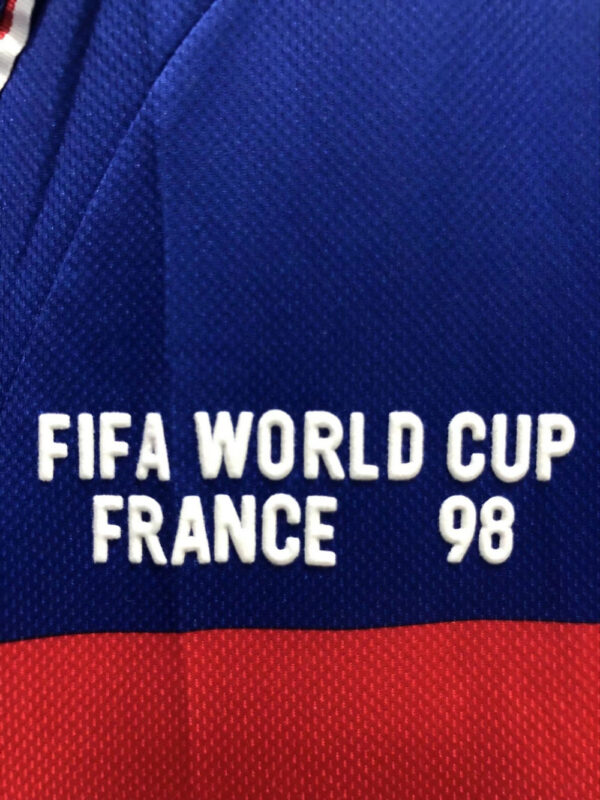 France 1998 World Cup Home Long Sleeves Retro Jersey - Image 6